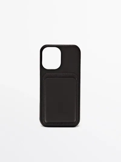 Чехол из натуральной кожи для IPHONE 16