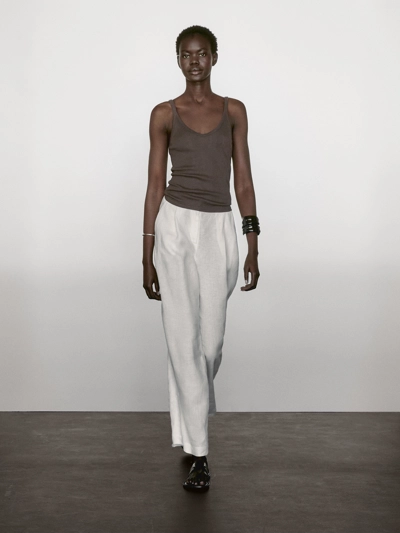 Massimo Dutti 100% хлопковый топ