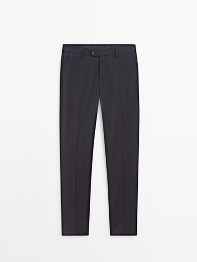 Massimo Dutti Брюки для костюма из 100% шерсти