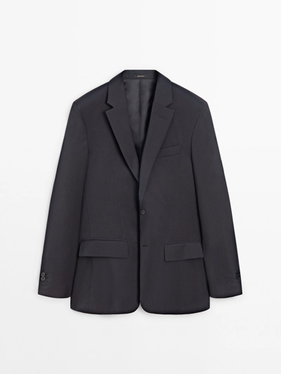 Massimo Dutti Пиджак из шерсти 100% купить с доставкой.