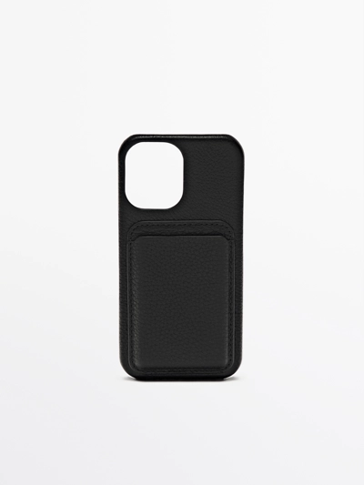 Massimo Dutti Чехол IPHONE 16 из натуральной кожи наппа купить с доставкой.
