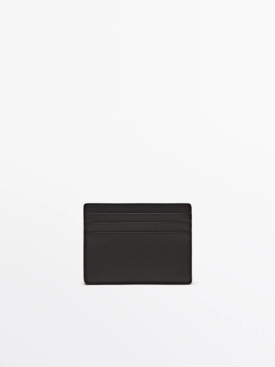 Massimo Dutti Кошелек из натуральной кожи нубук купить с доставкой.