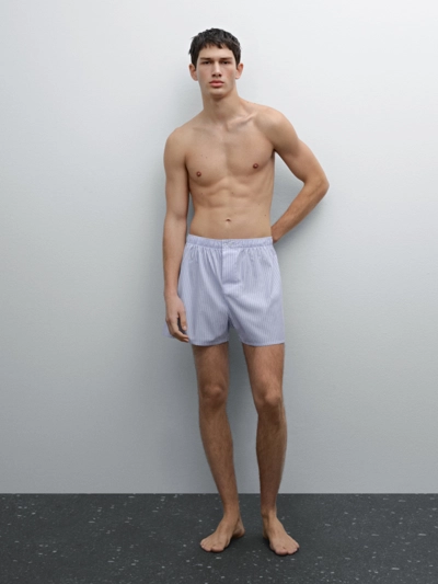Massimo Dutti 100% хлопковые полосатые боксеры