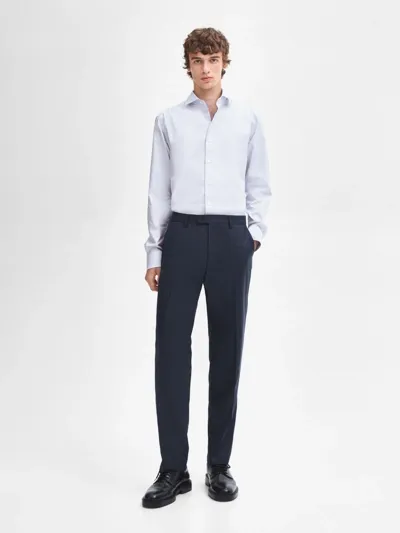 Рубашка из хлопкового твила SLIM FIT