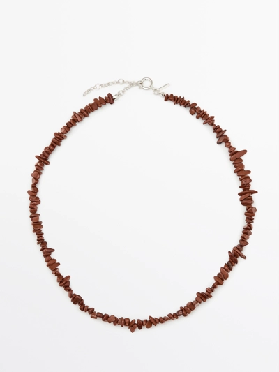 Massimo Dutti Ожерелье с камнем