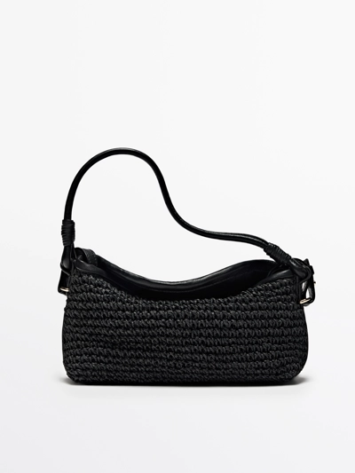 Massimo Dutti Сумка мини с косичкой из бумаги купить с доставкой.