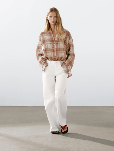 Massimo Dutti Брюки TEJAN с деталями текстуры