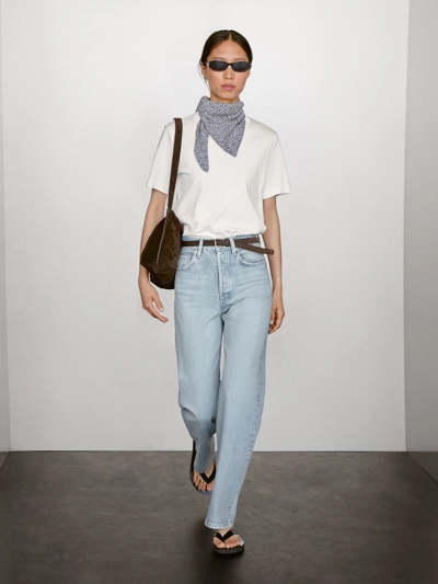 Massimo Dutti Футболка с коротким рукавом из 100% хлопка купить с доставкой.