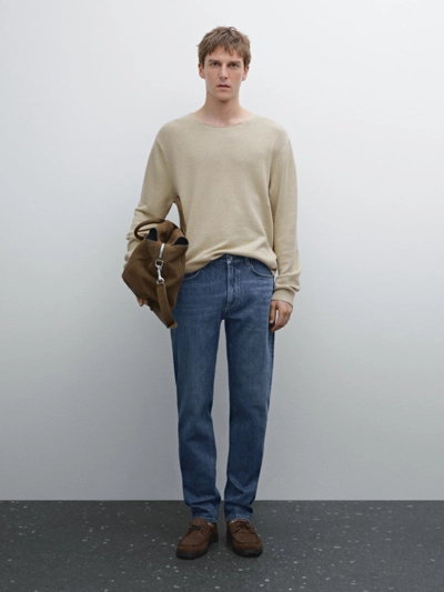 Massimo Dutti Джинсы с зауженным кроем