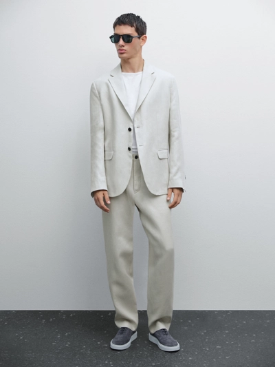 Massimo Dutti Пиджак из 100% льна купить с доставкой.