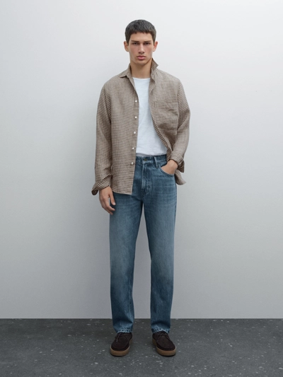 Massimo Dutti Джинсы с зауженным кроем купить с доставкой.