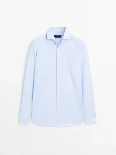 Рубашка в полоску SLIM FIT из 100% хлопка