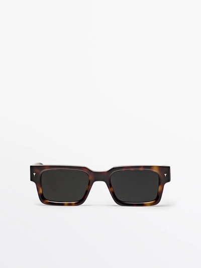 Massimo Dutti Прямоугольные солнцезащитные очки