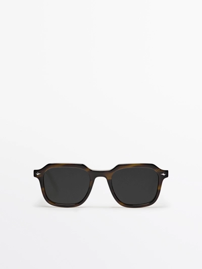 Massimo Dutti Солнцезащитные очки в квадратной оправе