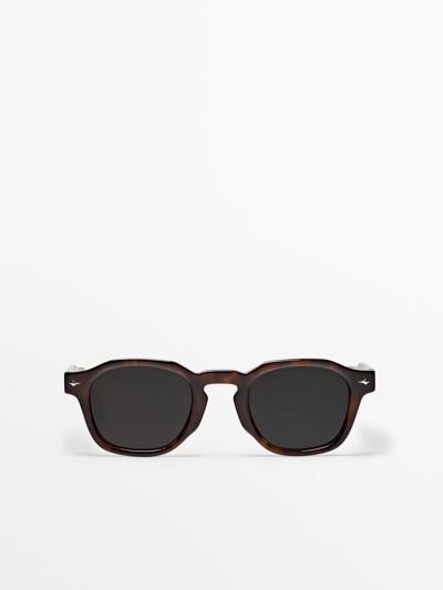 Massimo Dutti Солнцезащитные очки с геометрическим узором