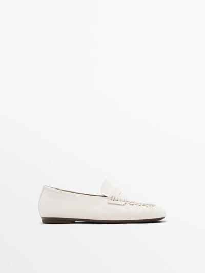 Massimo Dutti Мягкие мокасины купить с доставкой.