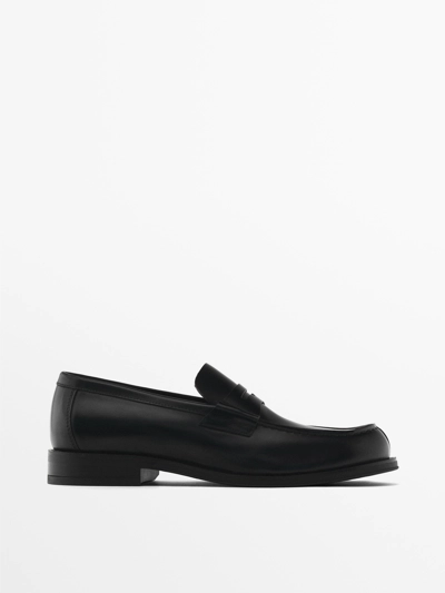 Massimo Dutti Мокасины с леерной подошвой купить с доставкой.