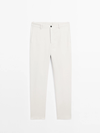 Massimo Dutti Брюки из 100% льна купить с доставкой.