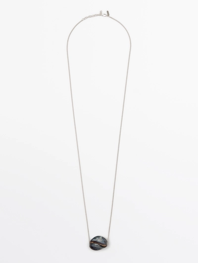 Massimo Dutti Ожерелье с керамическим подвеской