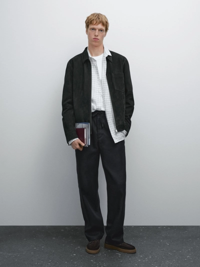 Massimo Dutti Куртка из замши