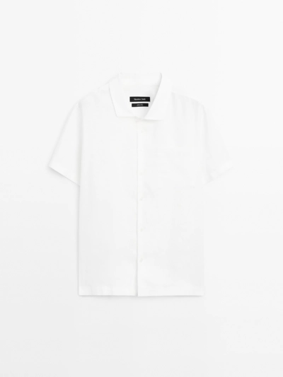 Massimo Dutti Рубашка с коротким рукавом REGULAR FIT