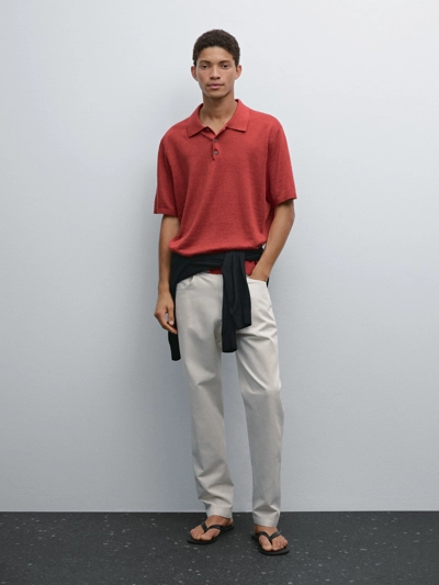 Massimo Dutti Джинсовые брюки свободного кроя из легкого денимового материала купить с доставкой.