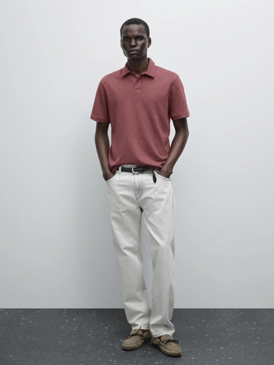 Massimo Dutti Поло из текстурированного пике