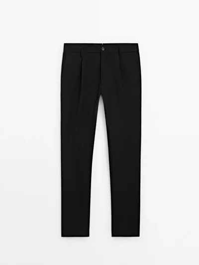 Брюки REGULAR FIT из 100% шерсти