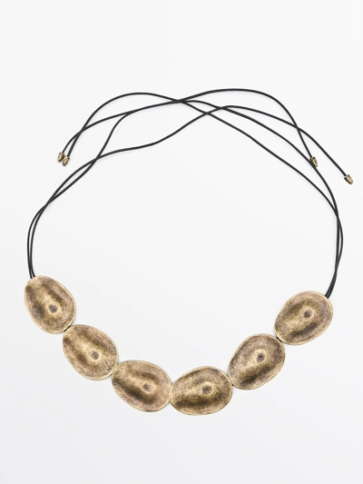 Massimo Dutti Ремень ALMOND