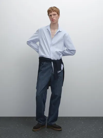 Рубашка с полосками REGULAR FIT
