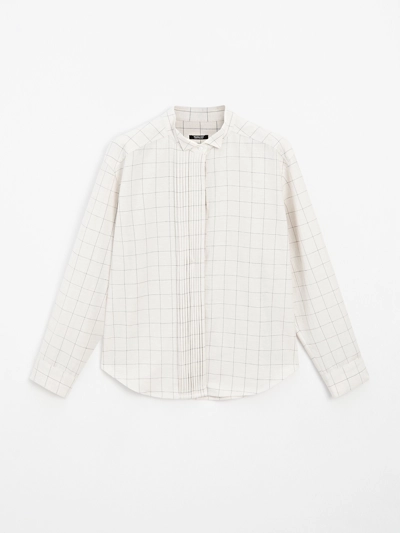 Massimo Dutti Рубашка в клетку с запахами купить с доставкой.