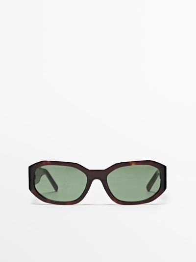 Massimo Dutti Солнцезащитные очки маленького удлиненного силуэта