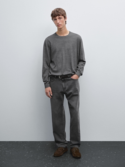 Massimo Dutti Свитер из 100% мериносовой шерсти