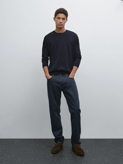 Massimo Dutti Свитер из хлопка с длинным рукавом