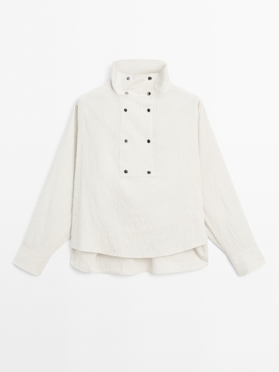 Massimo Dutti Рубашка с пуговицами на груди