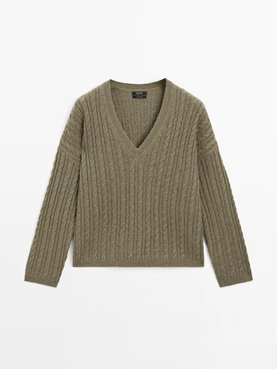 Свитер вязаный OVERSIZE из 100% кашемира
