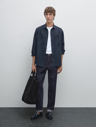 Massimo Dutti Джинсы SELVEDGE FIT купить с доставкой.