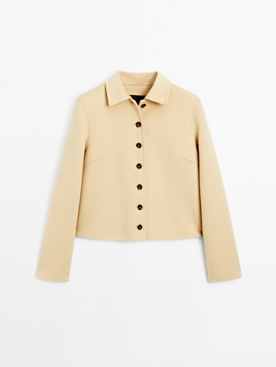 Massimo Dutti Пальто из шерстяной смеси купить с доставкой.