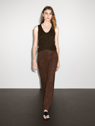 Massimo Dutti Топ с круглым вырезом из 100% кашемира купить с доставкой.