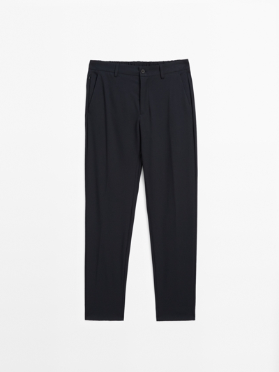 Massimo Dutti Брюки технического кроя REGULAR FIT купить с доставкой.