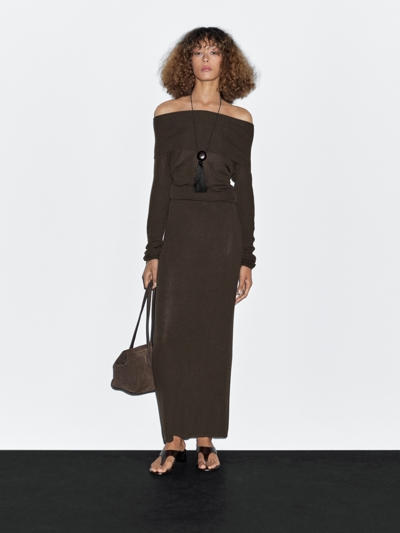 Massimo Dutti Пуловер с рельефным узором