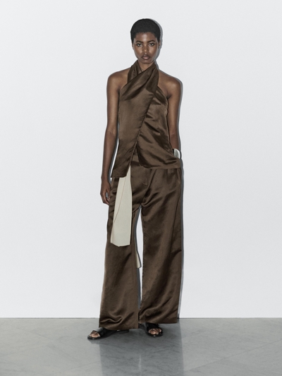 Massimo Dutti Брюки с двубортной застежкой - STUDIO