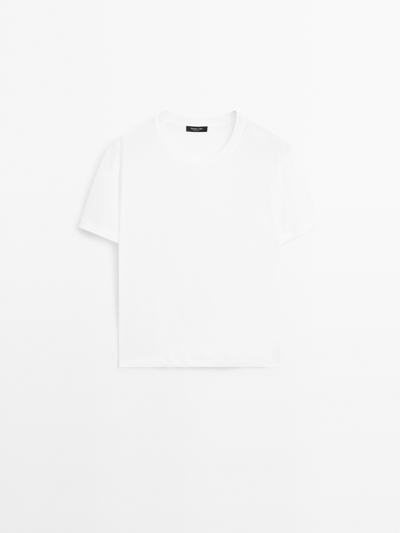 Massimo Dutti Футболка с коротким рукавом из легкого материала