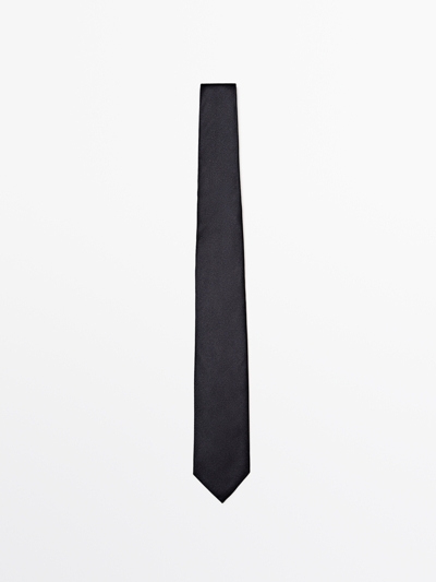 Massimo Dutti Галстук из 100% шелка мульберри купить с доставкой.