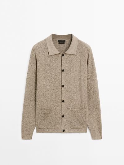 Massimo Dutti Кардиган из мулине из 100% хлопка