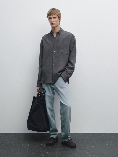Massimo Dutti Рубашка свободного кроя купить с доставкой.