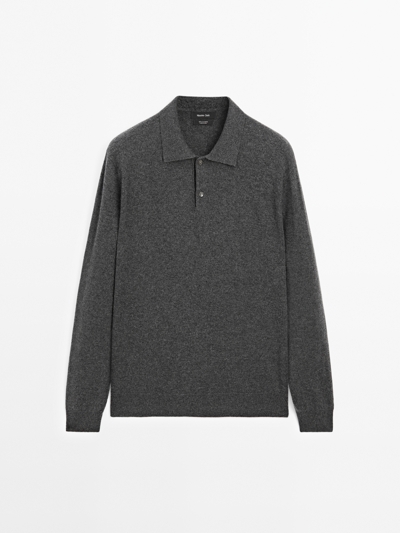 Massimo Dutti Поло из ребристого трикотажа 100% кашемира купить с доставкой.