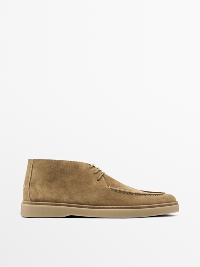 Massimo Dutti Ботинки из мягкой разделанной кожи купить с доставкой.
