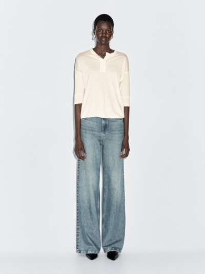 Massimo Dutti Водолазка из шерстяно-хлопкового микса