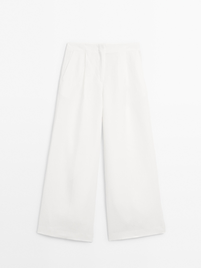 Massimo Dutti Брюки-костюм с льняной смесью 100%